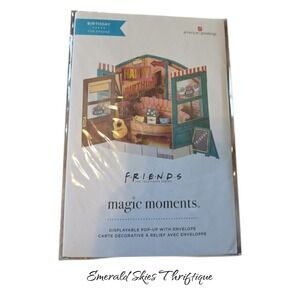 American greetings Friends TV  birthday card magic moments pop up free ship